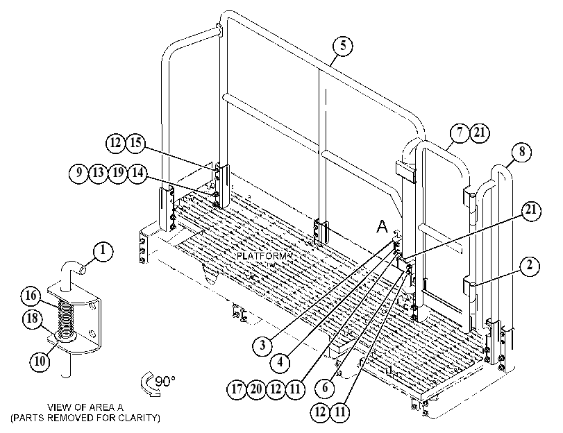 GUARDRAIL GP 5427370 CAT