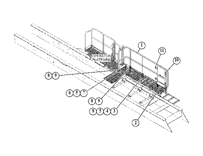 GUARDRAIL GP 5427375 CAT