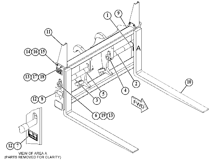 FORK GP-LOG & LUMBER 5203475 CAT