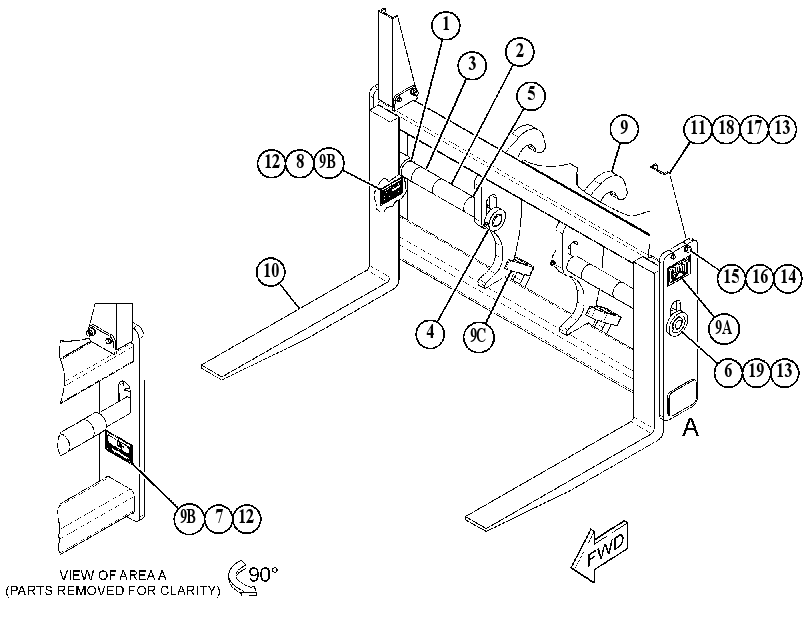 FORK GP-LOG & LUMBER 5203473 CAT