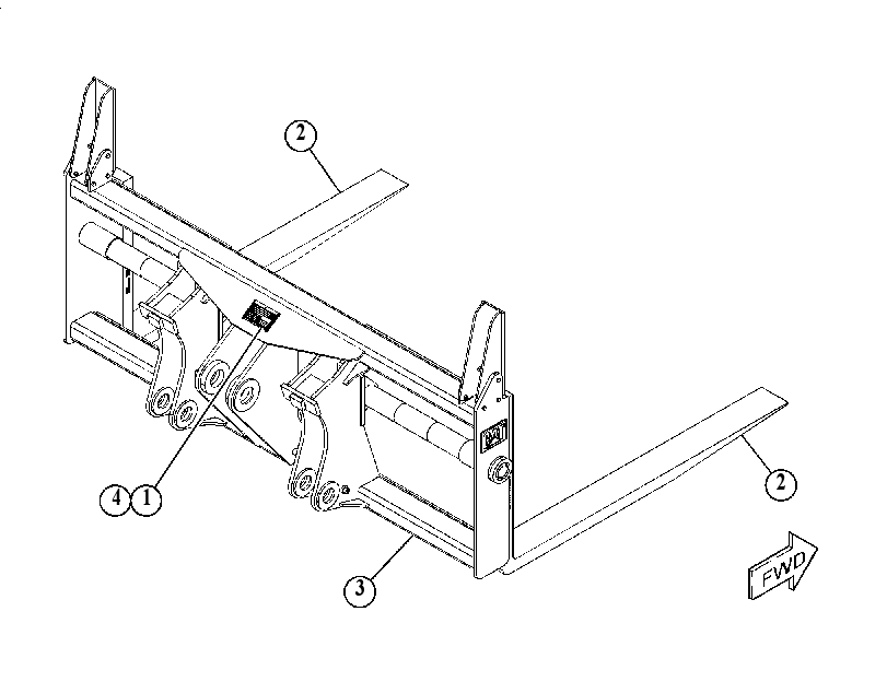FORK GP-LOG & LUMBER 5392245 CAT