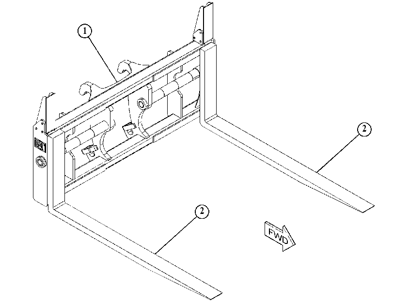 FORK GP-LOG & LUMBER 5203486 CAT
