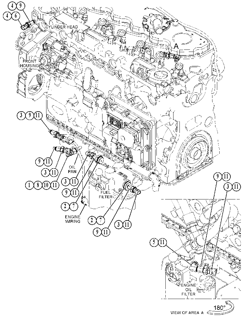 SENSOR GP 3879447 CAT