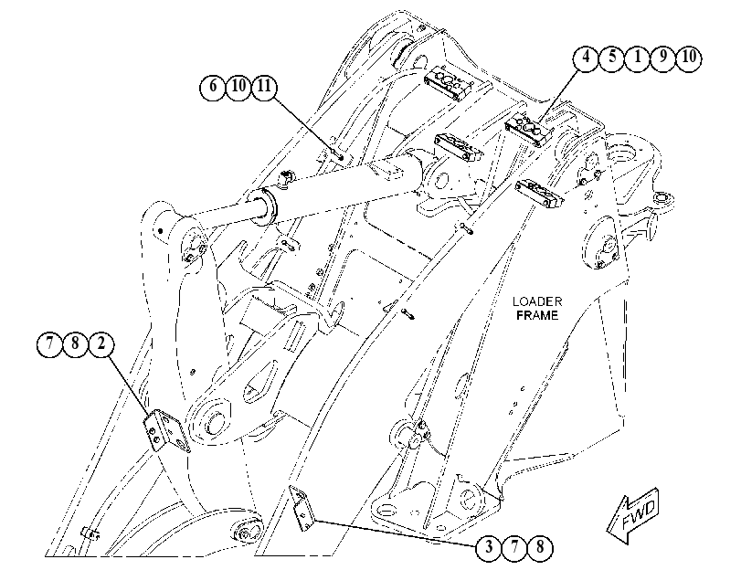 CLAMP GP-HYDRAULIC LINES 5386262 CAT