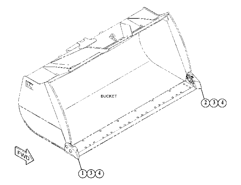 GUARD GP-BUCKET CORNER 1747948 CAT