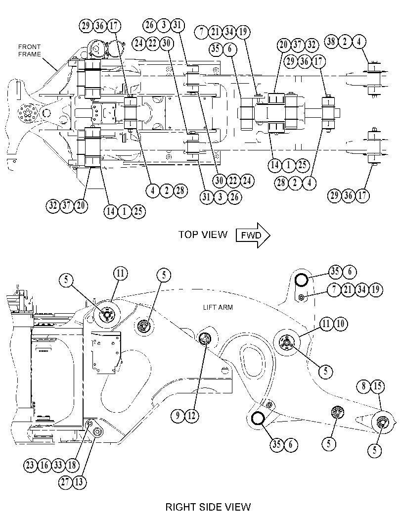 PIN & SEAL GP-LINKAGE 4842061 CAT