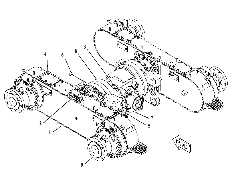 AXLE AR-REAR 3918586 CAT