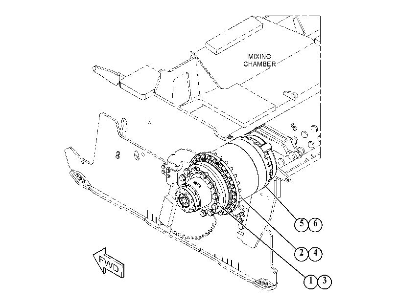MOUNTING GP-AUX DRIVE MOTOR 5563505 CAT