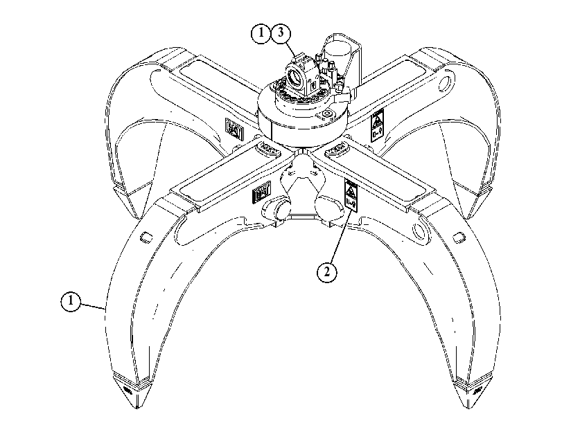 GRAPPLE AR-ORANGE PEEL 4906898 CAT