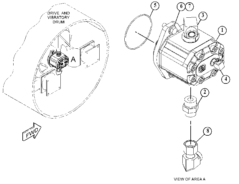 MOTOR & MTG GP-VIBRATORY 4549565 CAT