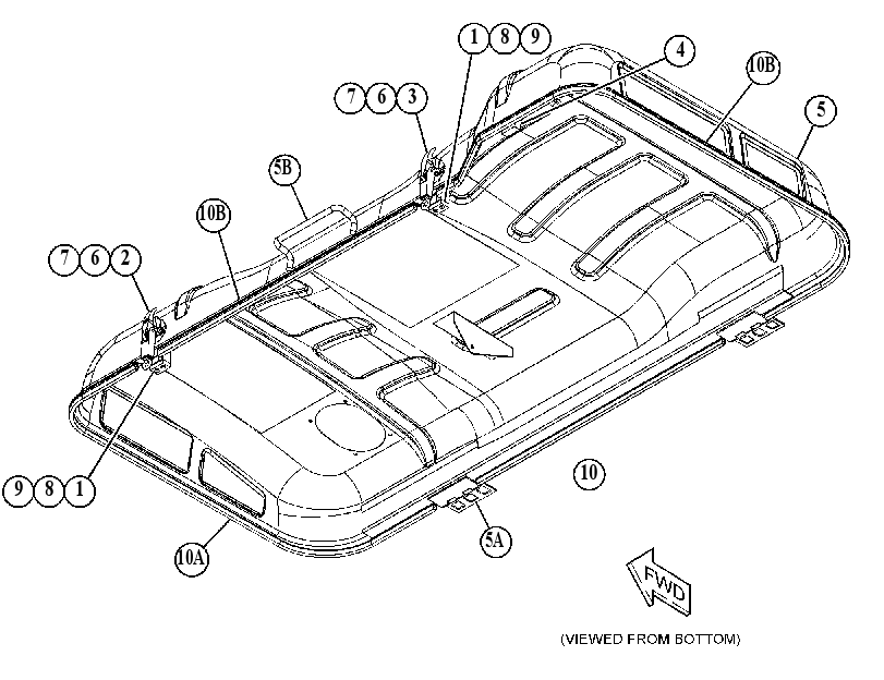 Капот двигателя 5358847 CAT