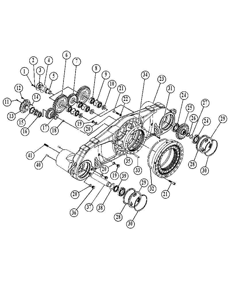 AXLE GP-BOGIE 5170595 CAT