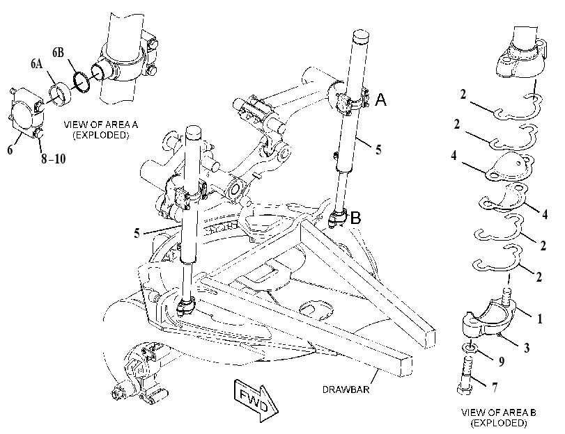 CYLINDER & MTG GP-BLADE LIFT 2612372 CAT