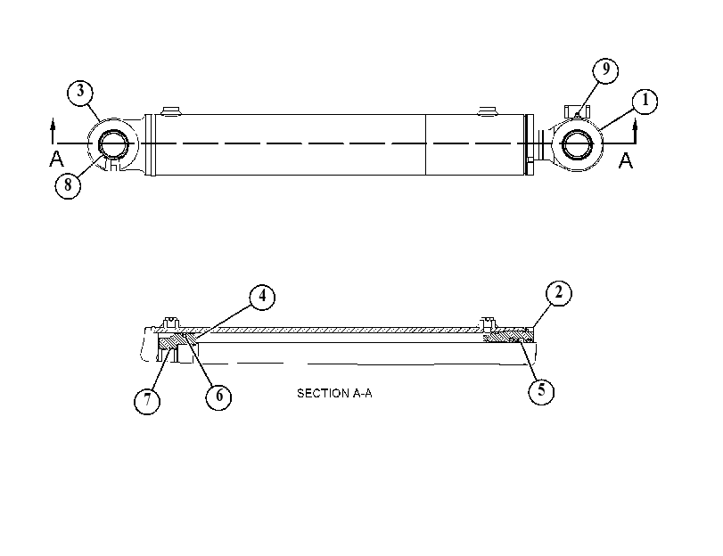 CYLINDER GP-SWING BOOM 5000862 CAT