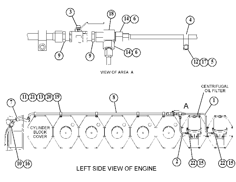 LINES GP-CENTRIFUGAL FILTER 5165907 CAT