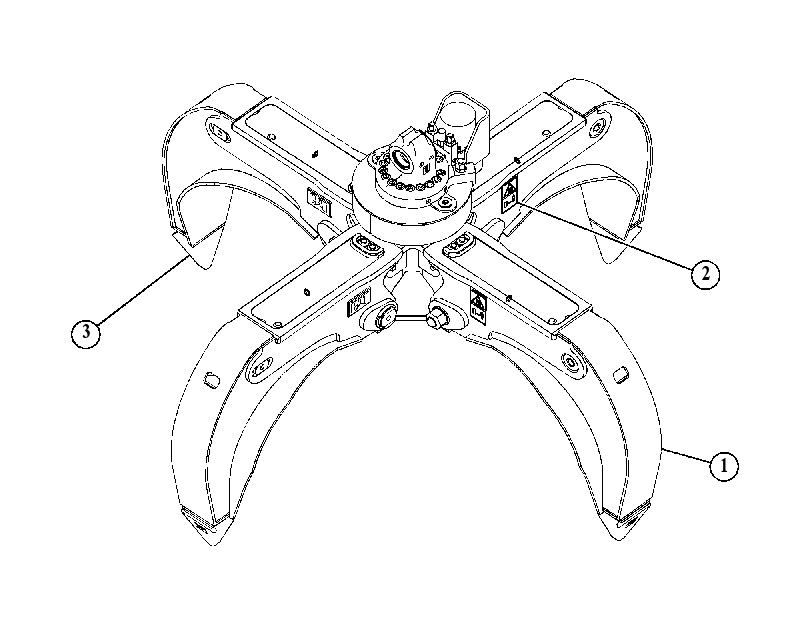 GRAPPLE AR-ORANGE PEEL 4906897 CAT