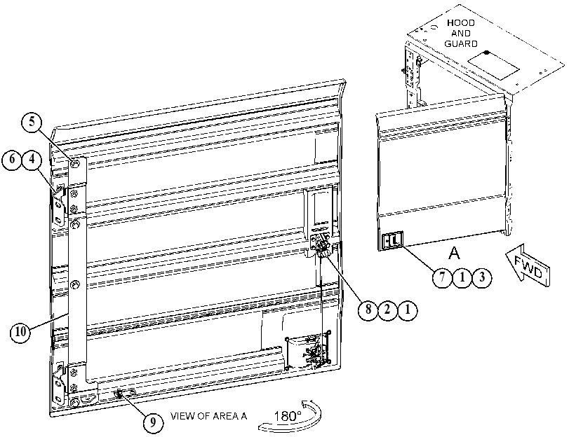 DOOR GP-HOOD 5555789 CAT