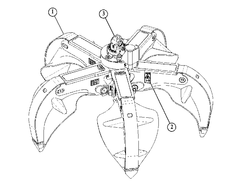 GRAPPLE AR-ORANGE PEEL 4906906 CAT