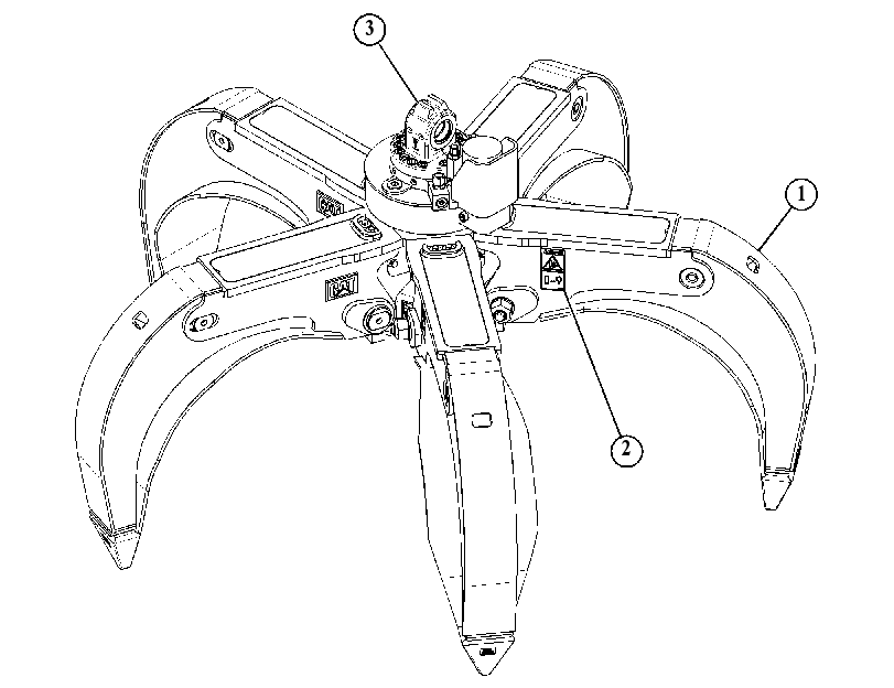 GRAPPLE AR-ORANGE PEEL 4906902 CAT