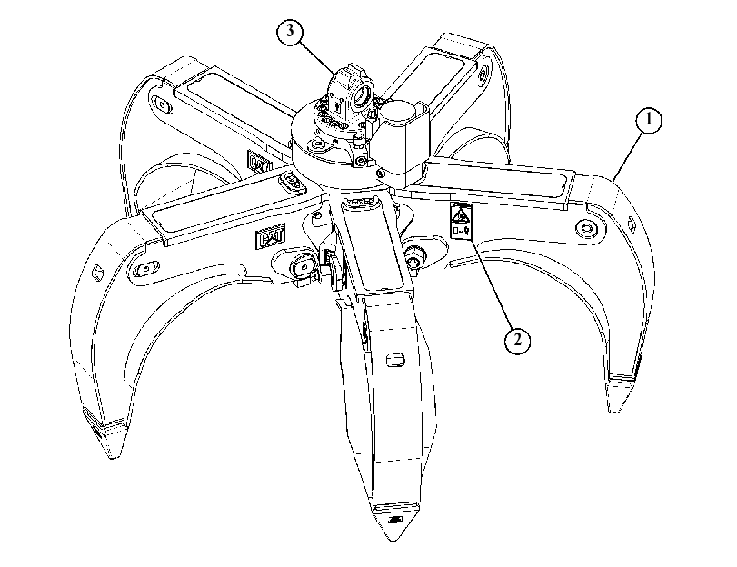 GRAPPLE AR-ORANGE PEEL 4906900 CAT