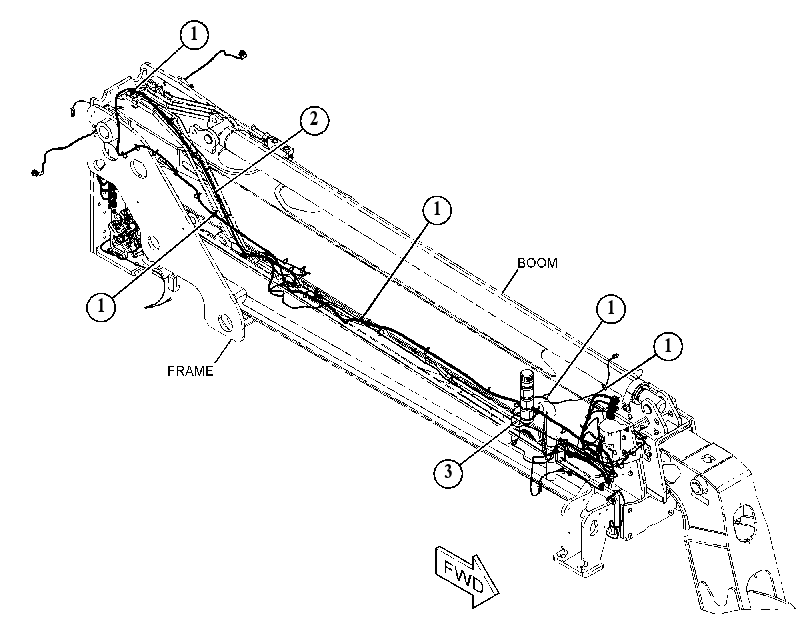 WIRING GP-BOOM 4968318 CAT