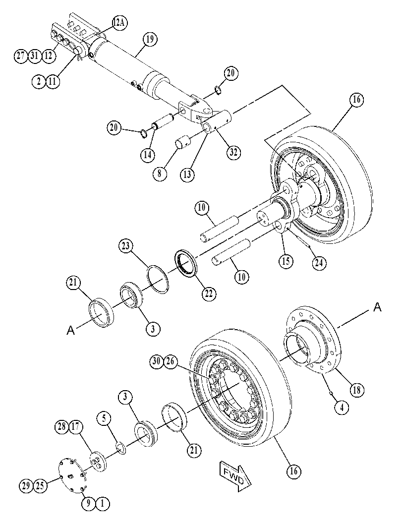 TENSIONER GP-TRACK 4196231 CAT