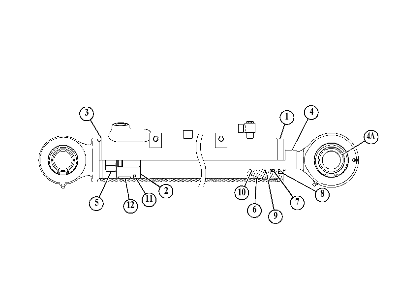 CYLINDER GP-ANGLING 4185362 CAT