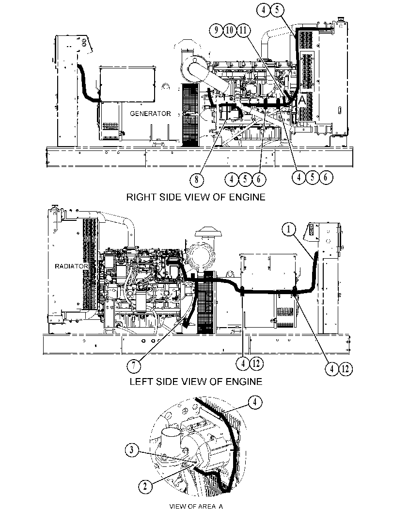 Проводка датчиков 4919574 CAT