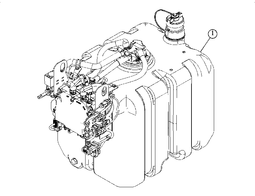 Модуль AdBlue (компоновка) 5508165 CAT