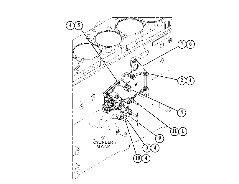 COVER & MTG GP-CYLINDER BLOCK 5262076 CAT