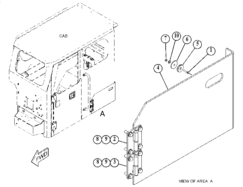 DOOR GP-BATTERY 5019440 CAT