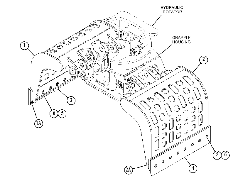 SHELL GP-GRAPPLE 5465868 CAT