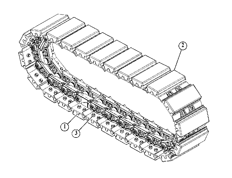 Гусеница 3834238 CAT
