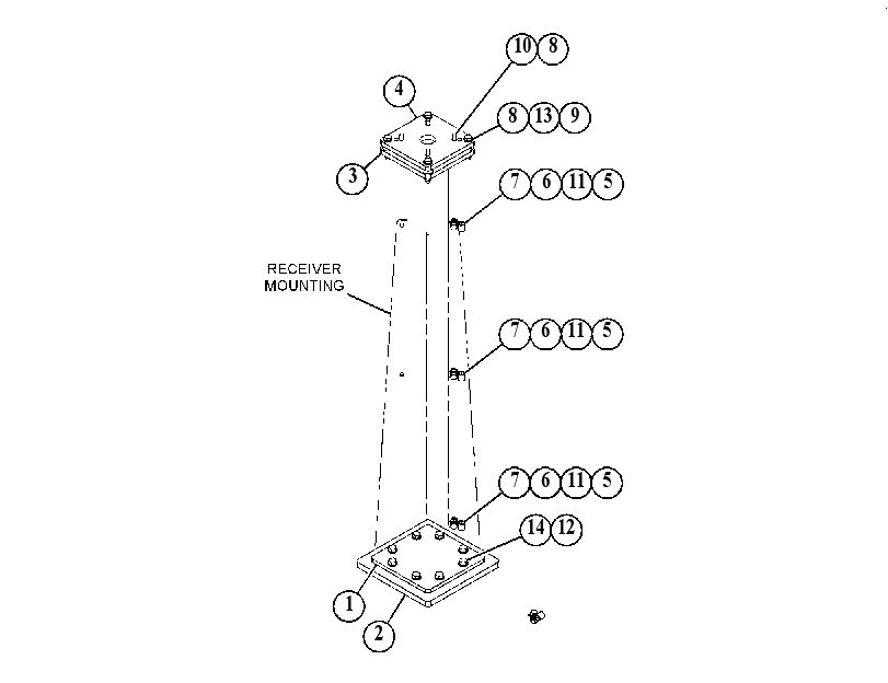 MOUNTING GP-RECEIVER 2915398 CAT