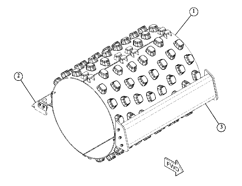 SHELL GP-PADDED 5606095 CAT