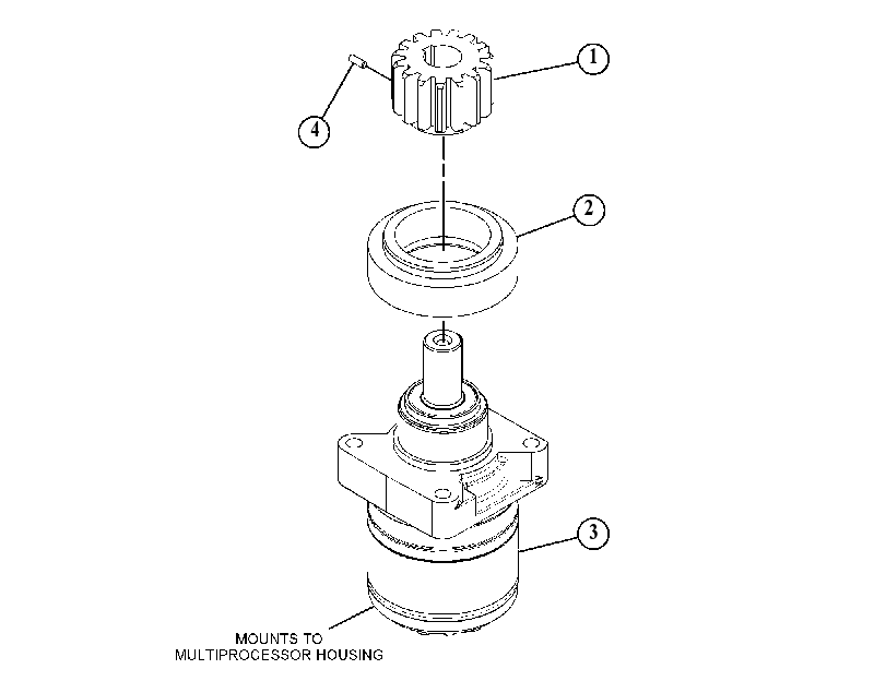 MOTOR & MOUNTING GP 4547396 CAT