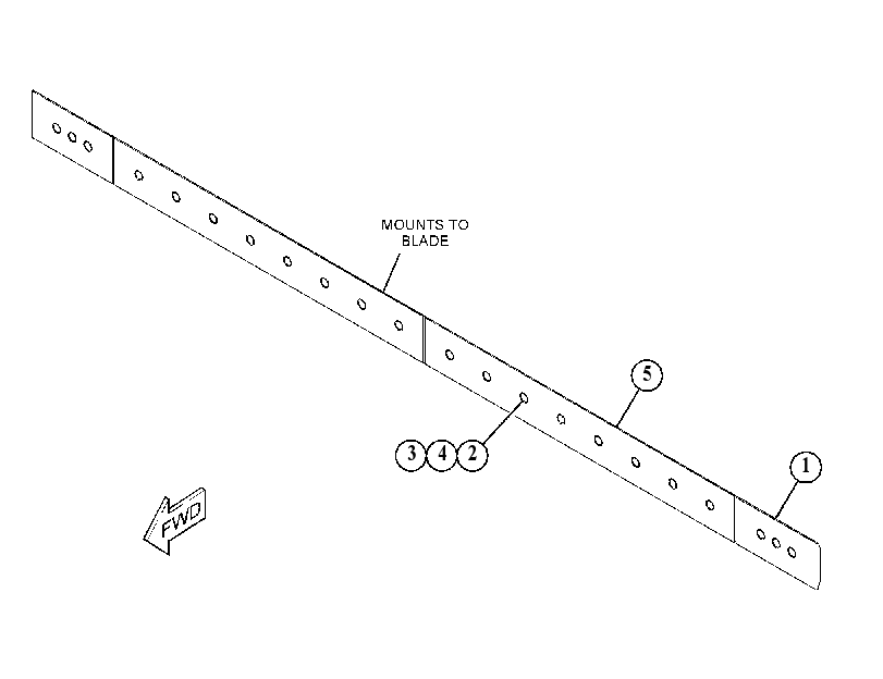 Зуб и режущая кромка 5072825 CAT