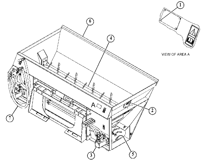 BUCKET AR-SIDE DISCHARGE 4798105 CAT