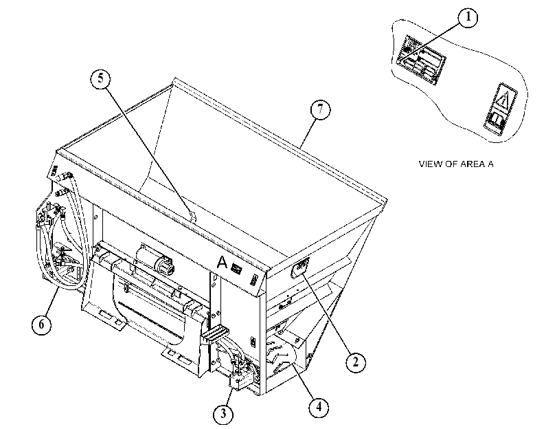 BUCKET AR-SIDE DISCHARGE 4798085 CAT