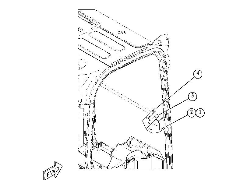 SUPPORT GP-MONITOR 5443515 CAT