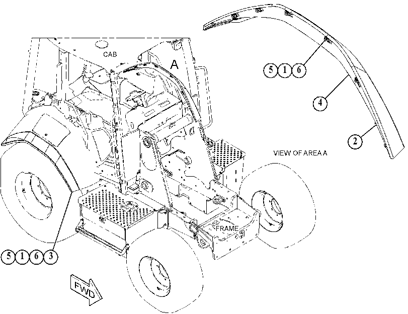 EXTENSION GP-FENDER 4990724 CAT
