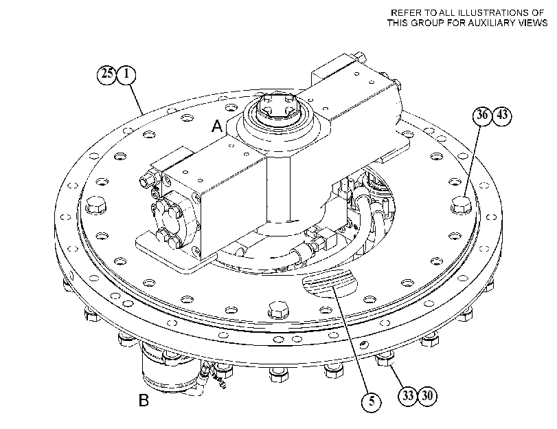 ROTATOR GP-HYDRAULIC 4538237 CAT