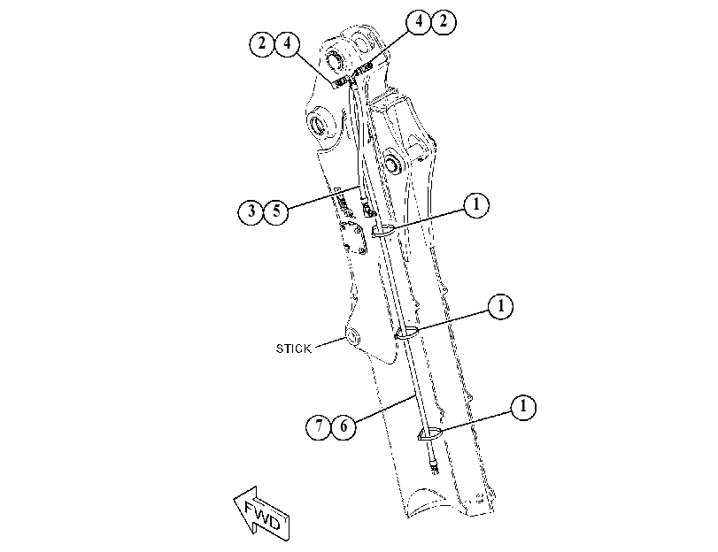 LINES GP-EXTENDABLE STICK 4889828 CAT