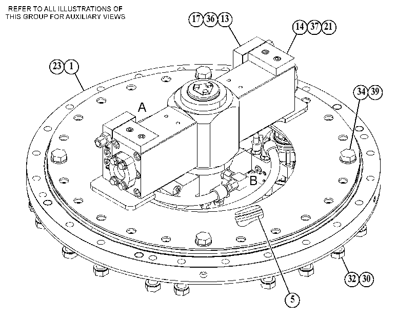 ROTATOR GP-HYDRAULIC 4532961 CAT