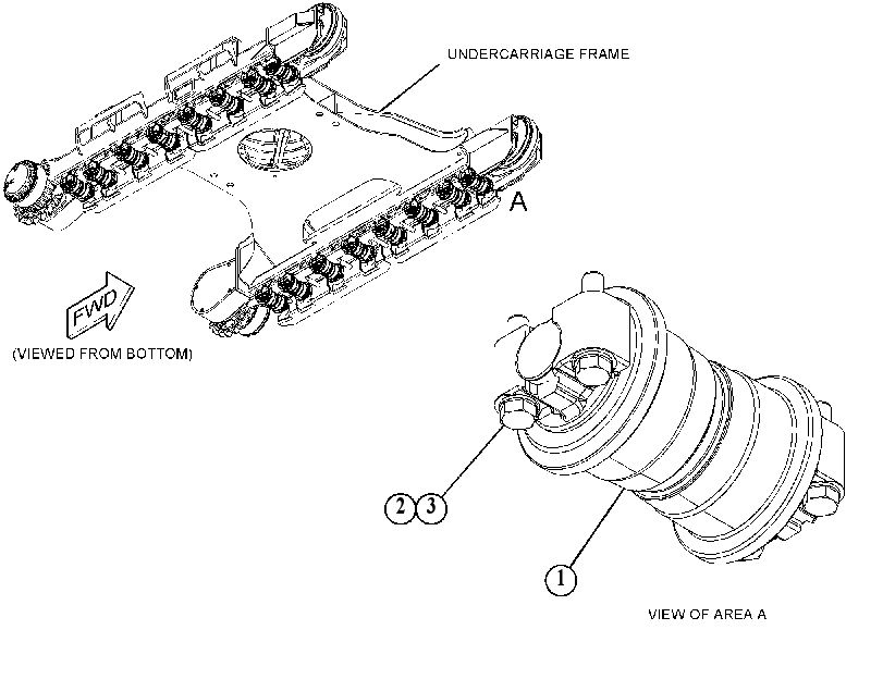 ROLLER AR-TRACK 5595101 CAT