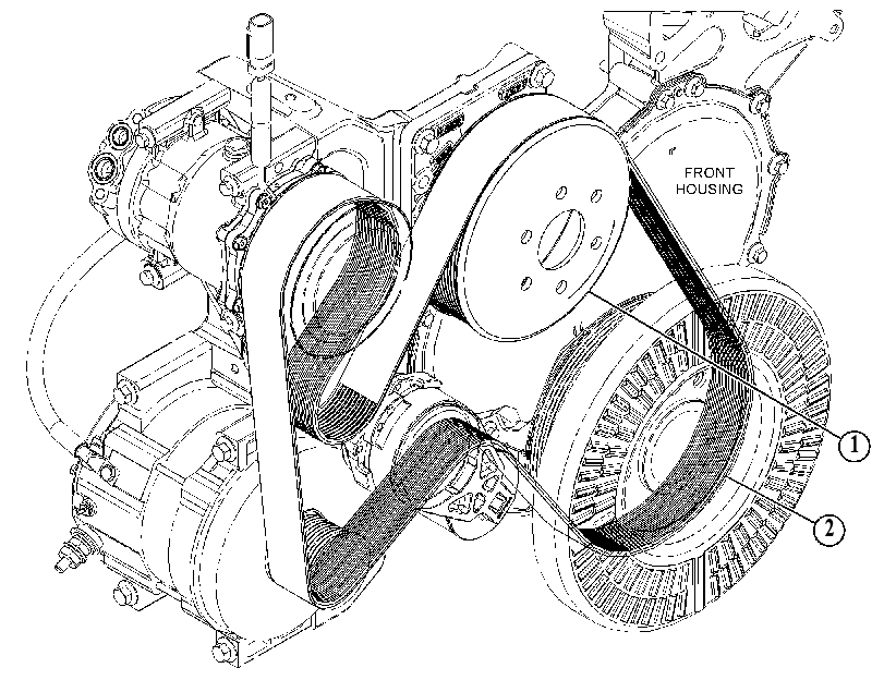 PULLEY GP-ENGINE 5566558 CAT