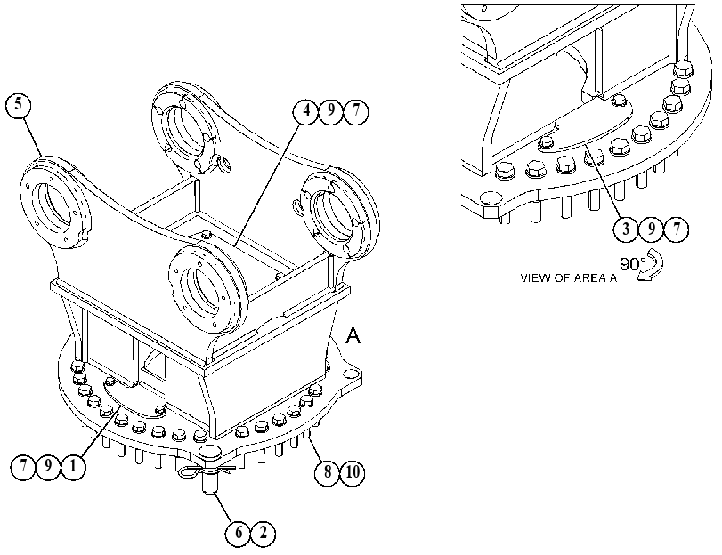 MOUNTING GP-WORK TOOL 5356984 CAT