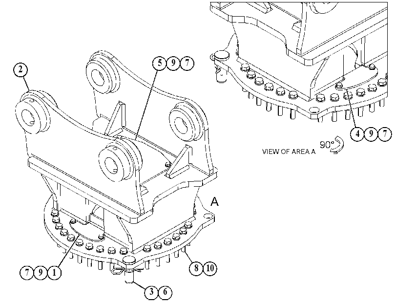 MOUNTING GP-WORK TOOL 5264405 CAT