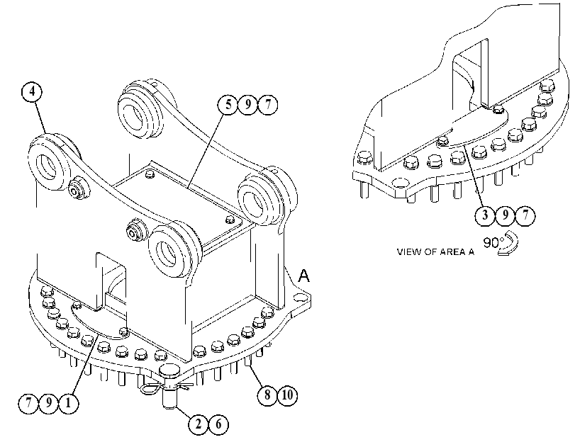 MOUNTING GP-WORK TOOL 5268526 CAT
