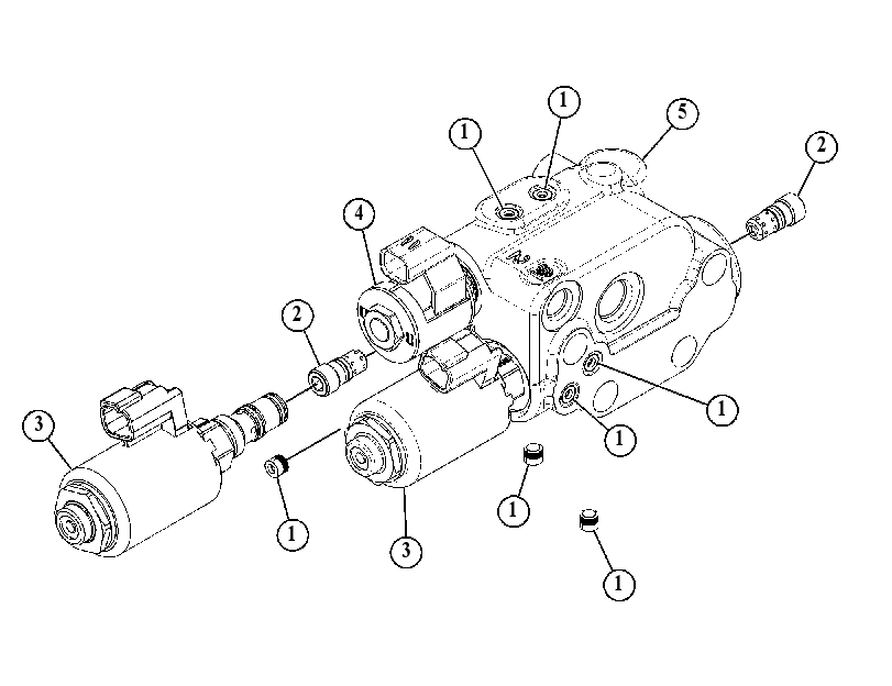 MANIFOLD & SOLENOID GP-CONTROL 4829128 CAT